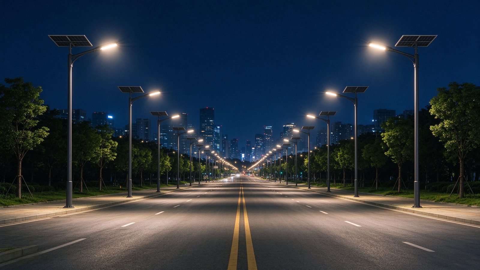 城市道路照明 · 夜景实景